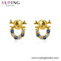 93765 Xuping jewelry 24K позолоченные серьги-гвоздики с черепом для женщин